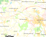 Map commune FR insee code 53201
